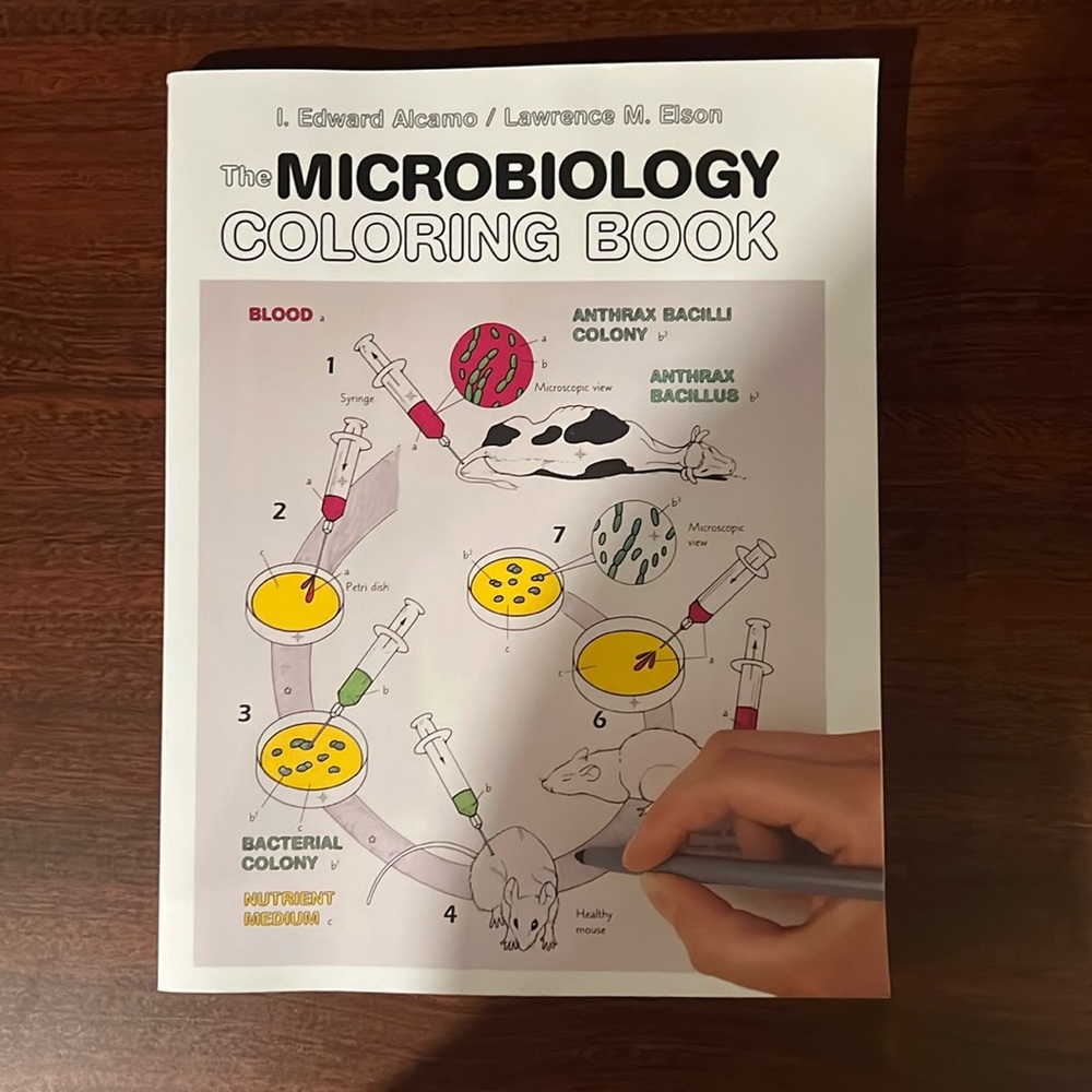 Microbiology coloring book